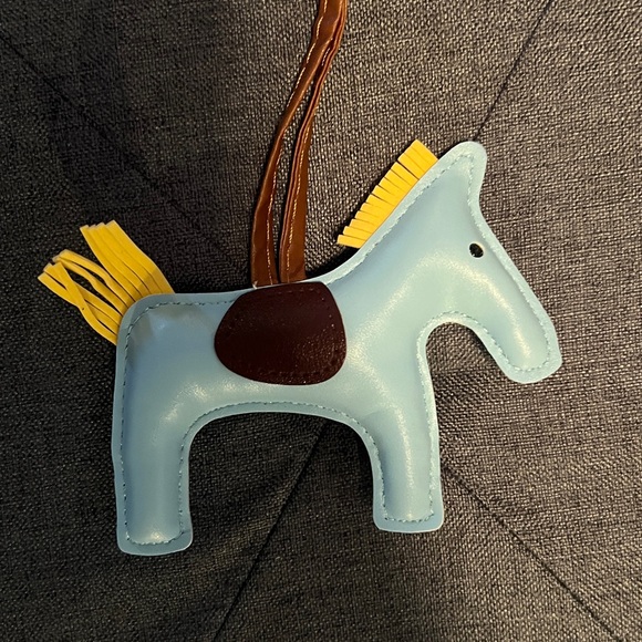 Blue Rodeo Horse Bag Charm - Picture 2 of 3